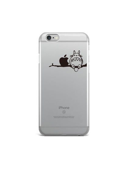 SkinAT|男款|手机配件|SkinAT 龙猫上树透明手机壳 iPhone 6P/6sP
