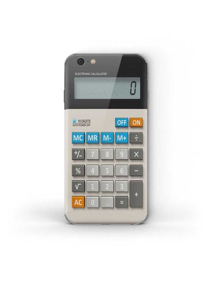SkinAT|男款|手机配件|SkinAT iPhone 6/6s新款计算器彩色手机背贴