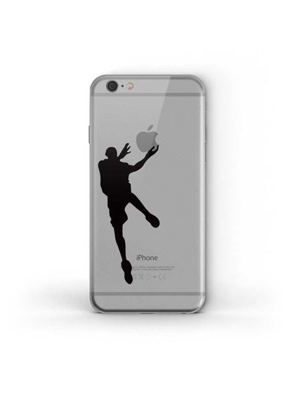 SkinAT|男款|手机配件|SkinAT iPhone 6/6s 上篮透明手机背贴