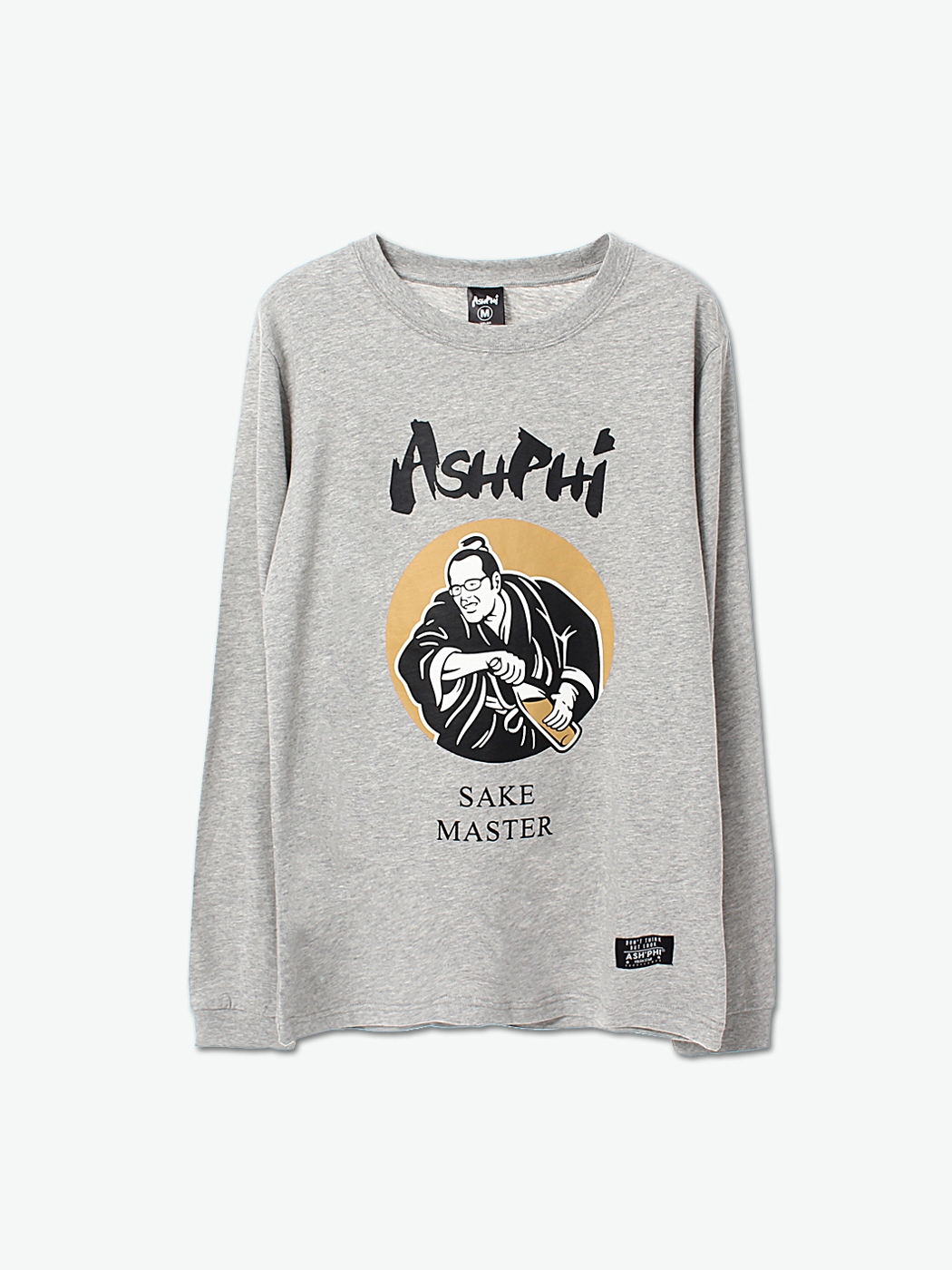 ASH'PHI|女|ASH'PHI SAKE MASTER 女款印花复古长袖T恤