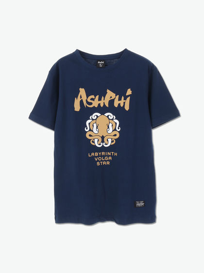 ASH'PHI|ASH'PHI|男款|T恤|ASH'PHI 迷宫 复古女款短袖T恤