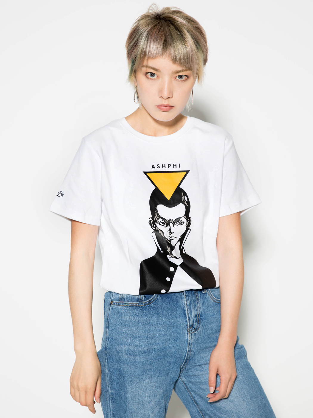 ASH'PHI|ASH'PHI|女|短袖T恤|ASH'PHI 少年图案T恤