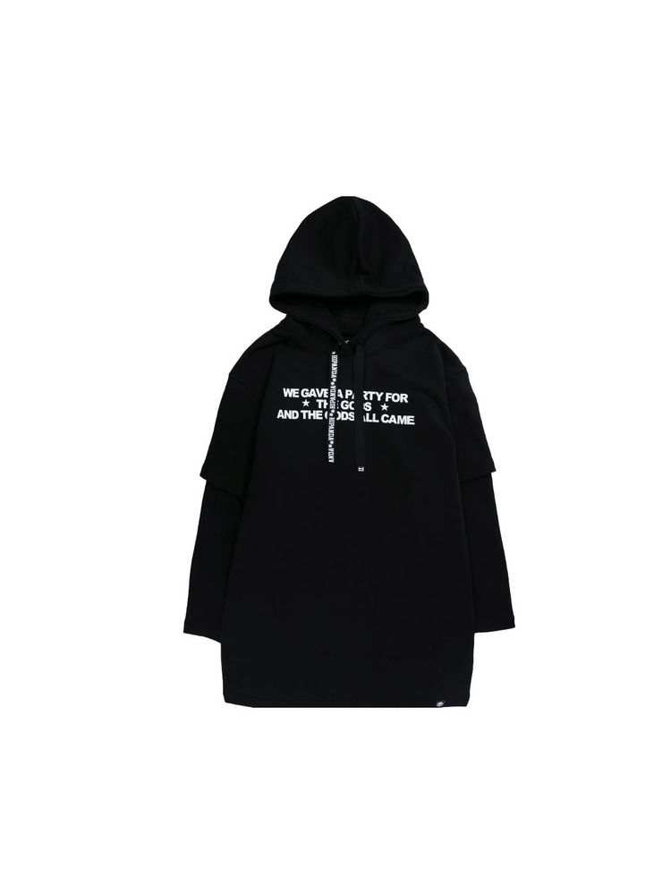 hipanda 女织带套头长款卫衣_hipanda卫衣-yoho!buy