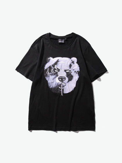 Mishka|男款|T恤|Mishka 图案印花短袖T恤