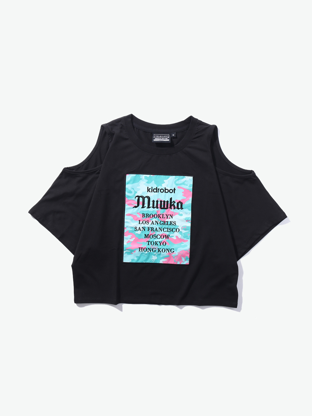 Mishka|女|Mishka  刺绣短袖T恤
