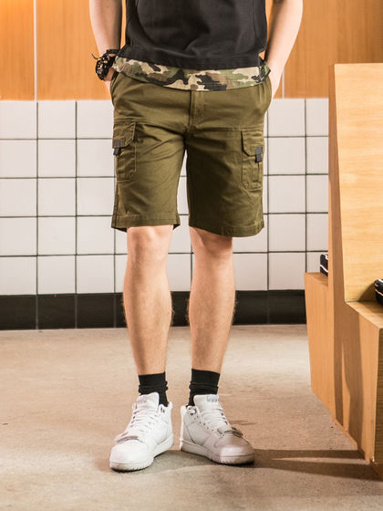 COMBACK|男款|短裤|COMBACK  HGOVRCAMO INSIDE工装短裤 军绿