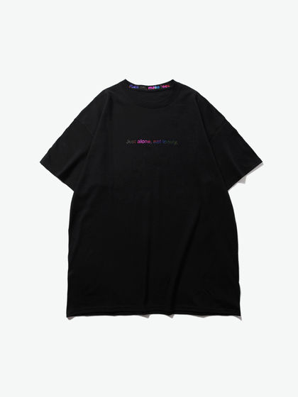 Fuck art,make tees|Fuck art,make tees|男款|T恤|F.A,M.T. “Just alone, not lonely.”slogan短袖T恤