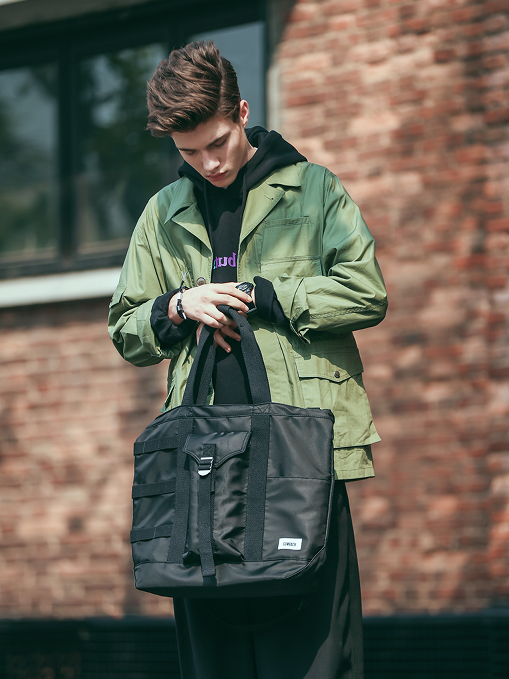 COMBACK|男|女|COMBACK MILITARY军事系列tote/斜挎两用包