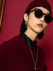 CR|CR|男款|首饰|CR 法式几何珍珠耳环