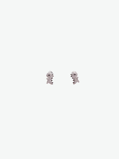 AliyaStore|男款|首饰|AliyaStore 925银“镶钻小恐龙”耳钉