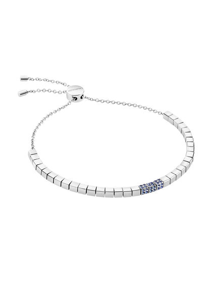 Calvin Klein|卡文克莱|男款|首饰|CALVIN KLEIN CK饰品 卡文克莱(Calvin Klein)Tune 和弦系列 316L银色精钢材质三粒仿水晶手链
