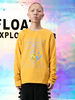 FLOAT|浮露|男款|T恤|FLOAT  印花下摆拼接加厚长袖T恤
