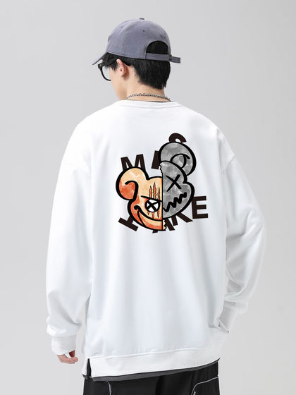 ZERO MISTAKE|没错|男款|卫衣|ZERO MISTAKE 宽松大码长袖圆领卫衣
