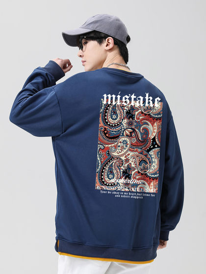 ZERO MISTAKE|没错|男款|卫衣|ZERO MISTAKE 美式圆领长袖卫衣