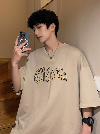 PhancyMe|范西米|男款|T恤|PhancyMe 设计感小众潮流宽松短袖T恤