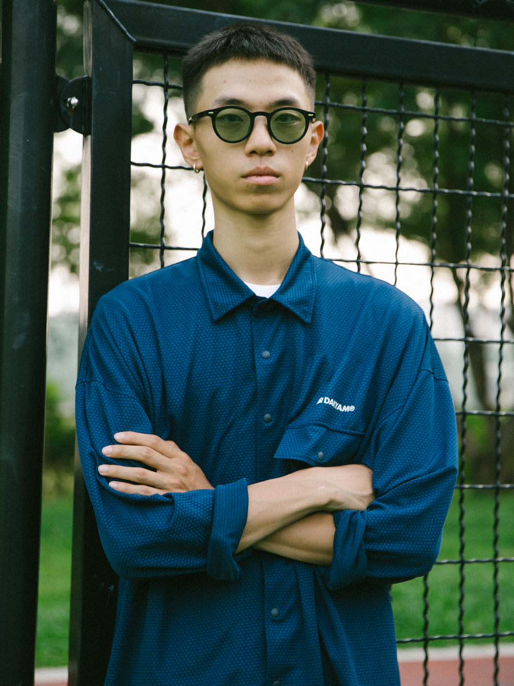 DAKYAM|男|女|DAKYAM(达人) 2023 A/W Soccer Loose Shirts 足球纹快干运动衬衫
